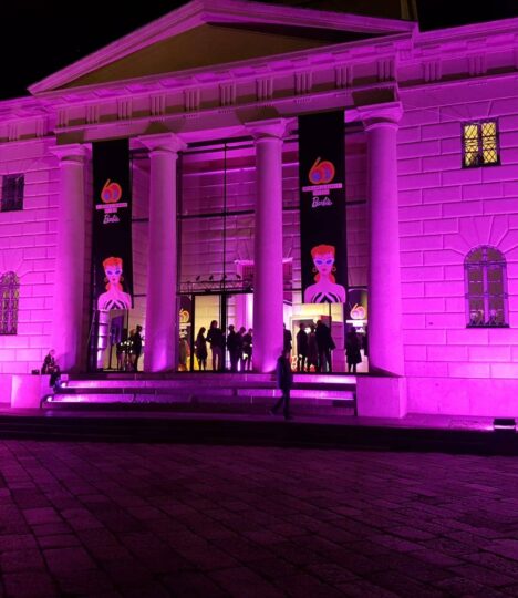 barbie 60° anniversario evento lighting design arco della pace milano dhs event solution tecnologie per eventi organizzazione eventi