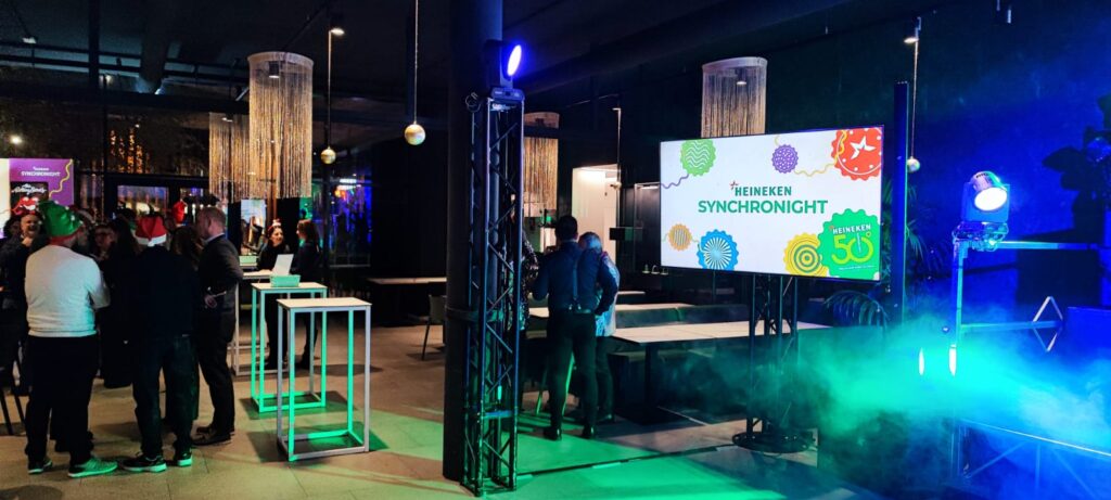 heineken synchronight festa natale service per eventi dhs event solution farinami milano sesto san giovanni