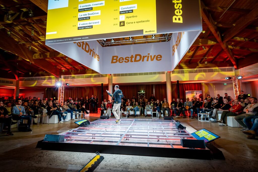 Convention Nazionale BestDrive 2025 dhs event solution produzione tecnica di eventi roma service per eventi